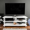 Mesa Tv De Aglomerado Wellhome 120 X 47,4 X 44,6 Cm Blanco