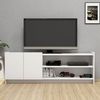 Mesa Tv De Aglomerado Wellhome 141 X 50 X 29,5 Cm Blanco