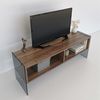 Mesa Tv De Aglomerado Wellhome 120 X 45 X 35 Cm Nogal humo