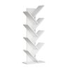 Librería Compartimentos En V De Aglomerado Wellhome Sena 46x128,5x22cm Blanco