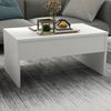 Mesa Auxiliar De Aglomerado Wellhome 95x56,5x11,6 Cm Blanco