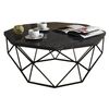 Mesa Auxiliar De Aglomerado Wellhome 92x92x39 Cm Negro