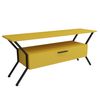 Mesa Tv De Aglomerado Wellhome 124 X 54 X 35 Cm Amarillo negro