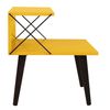 Mesilla De Aglomerado Rechapado Wellhome Mississipi 50x55x40 Cm Amarillo