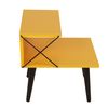 Mesilla De Aglomerado Rechapado Wellhome Mississipi 50x55x40 Cm Amarillo