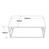 Mesa Auxiliar De Aglomerado Wellhome 64x111x8,5 Cm Atlantic Pino