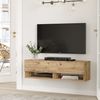 Mesa Tv De Aglomerado Wellhome 100 X 29,1 X 31,6 Cm Athlantic Pino