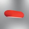 Aplique De Pared, Metal , Rojo, 28x9x7, Casquillo 2 X G9 40 W