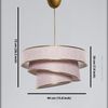 Lámpara De Techo Con Estructura De Metal Color Oro
