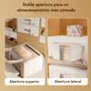 Set De 2 Cajas De Almacenamiento De Ropa, 48 L (24x2), Plegable, En Material Textil