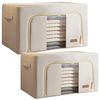 Set 2 Cajas Almacenamiento 24 + 66 L Plegable Joybos