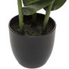 Planta Artificial De Ficus Robusta L.40 X P.40 X A 120, Verde