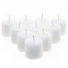 Set 10 Velas Vtv Blancas Dimensiones L. 19,8 X P. 8 X A. 4,1 Cm Wellhome