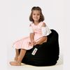 Sillón-puf Poliestireno Wellhome Niños Para Exteriores 60x60x25 Negro