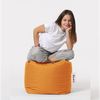 Pouf Poliestireno Reciclado Wellhome De Jardín 45x45x45 Naranja