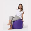 Pouf De Jardín Poliestireno Reciclado Wellhome 45x45x45 Color Morado