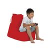 Sillón-puf Niños Poliestireno Reciclado Wellhome Exteriores 40x65x25 Rojo