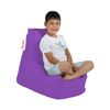 Sillón-puf Niños Poliestireno Reciclado Wellhome Exteriores 40x65x25 Morado