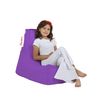 Sillón-puf Niños Poliestireno Reciclado Wellhome Exteriores 40x65x25 Morado