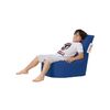 Sillón-puf Poliester Wellhome 70x70x35  Azul