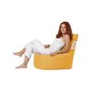 Sillón-puf Poliester Wellhome 70x70x35 Amarillo