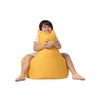 Sillón-puf Poliester Wellhome 70x70x35 Amarillo