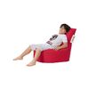 Sillón-puf Poliester Wellhome 70x70x35 Rojo