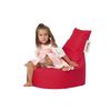 Sillón-puf Poliester Wellhome 70x70x35 Rojo