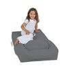 Sillón + Puf Para Niños Para Exteriores Humo