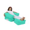 Sillón + Puf Para Niños Para Exteriores Turquesa