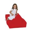 Sillón + Puf Para Niños Para Exteriores Rojo