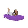 Sillón + Puf Niño Exteriores Poliester Wellhome 65x40x50 Morado