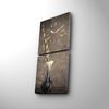 Reloj De Pared De Lienzo Decorativo Con Wellhome Estilo De Jarrón