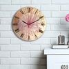 Reloj Decorativo Mdfwellhome Estilo Rosa