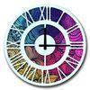 Reloj Decorativo Mdf  Wellhomecon Estilo Fansía Multicolor D:50