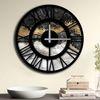 Reloj Decorativo Mdf Wellhome Elegante D.50x5