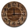 Reloj Decorativo Mdf Con Estilo De Tablones