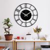 Reloj De Pared Metal Wellhome Decorativo Básico 48x48x12