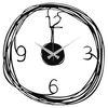 Reloj De Pared Metalwellhome Decorativo Sencillo 48x48x12