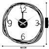 Reloj De Pared Metalwellhome Decorativo Sencillo 48x48x12