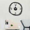 Reloj De Pared Metalwellhome Decorativo Sencillo 48x48x12