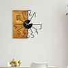 Reloj De Pared Madera Wellhome Decorativa Alternativo 58x3x58