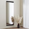 Espejo Vertical Decorativo Con Acabados En Negro Wellhome