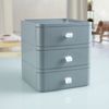 Organizador De Maquillaje 3 Cajones Gris Wellhome