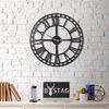 Reloj Pared Metalwellhome Decorativo Con Estilo"numeros Romanos"70x70