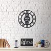 Reloj De Pared Metal Decorativo Con Estilo "engranjes"  50x50