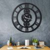 Reloj De Pared Metal Wellhome Decorativo Con Estilo"engranjes"  70x70