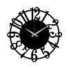 Reloj De Pared Circular Metal Wellhome Decorativo Con Numeros 48x48