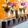 Florero Elegante Compuesto Por Botellas Wellhome