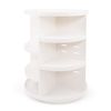 Organizador De Maquillaje Circular Blanco Wellhome